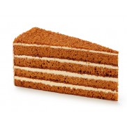 Honey cake with halva