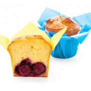Cupcake with  cherry jam - 1 Photo
